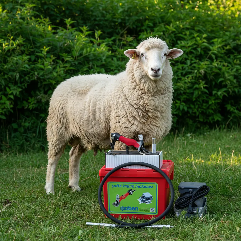 OBEN RULMANLI ŞAFTLI KOYUN KIRKMA MAKİNESİ YİVLİ RULMANLI